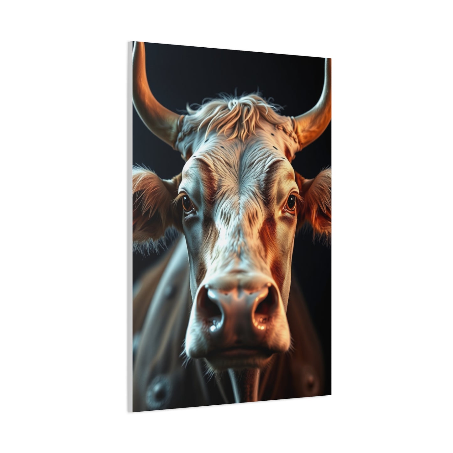 Bovine Elegance Canvas wall art & canvas print