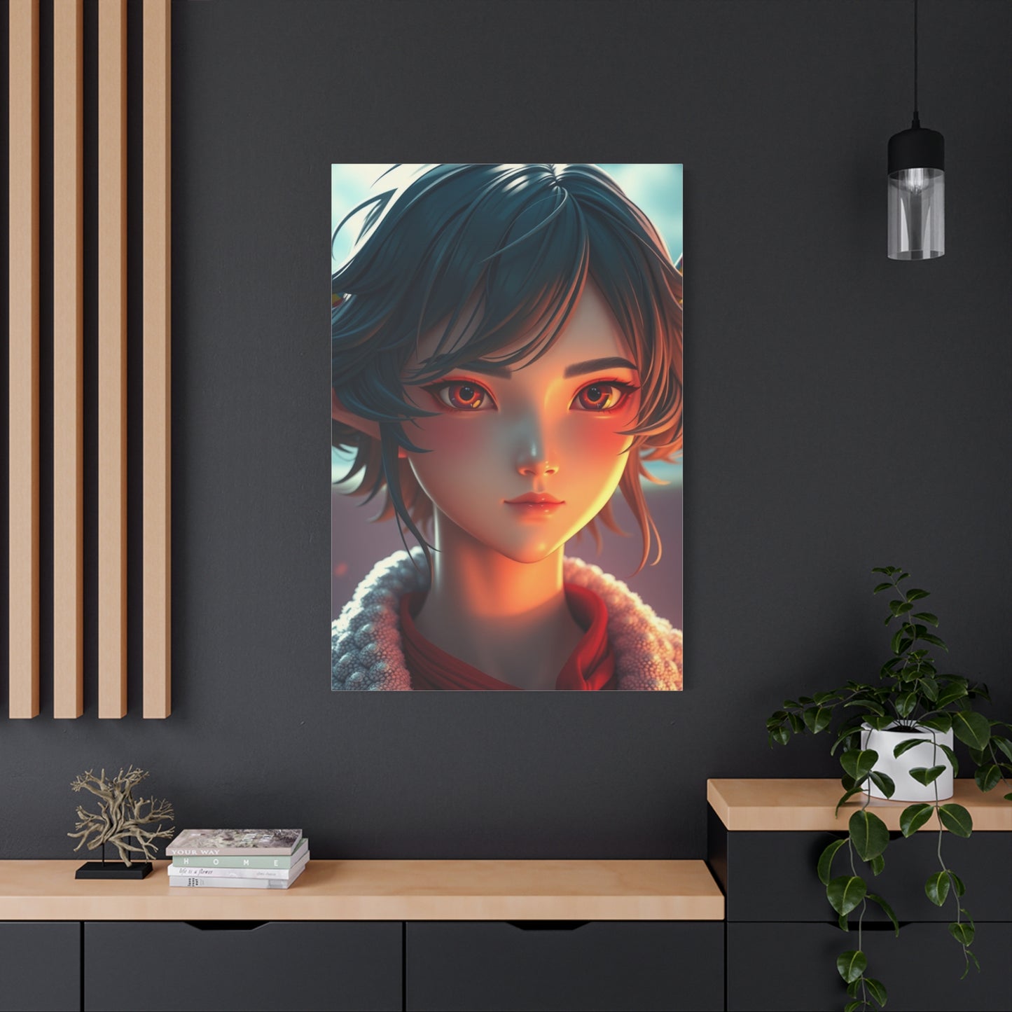 Radiant Pixel Pictorial Wall Art & Canvas Print