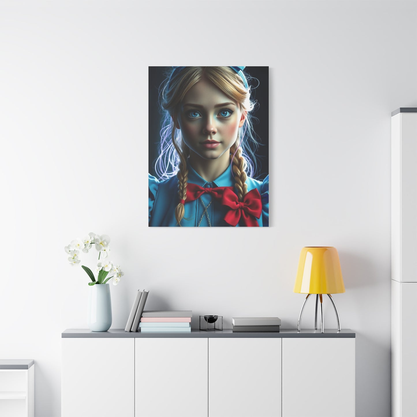 Masterpiece Alice In Wonderland Characters Art Vision Wall Art & Canvas Print