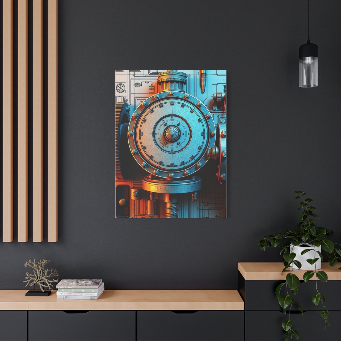 Masterpiece Engineering & Machinery Blueprints Art Vision Wall Art & Canvas Print