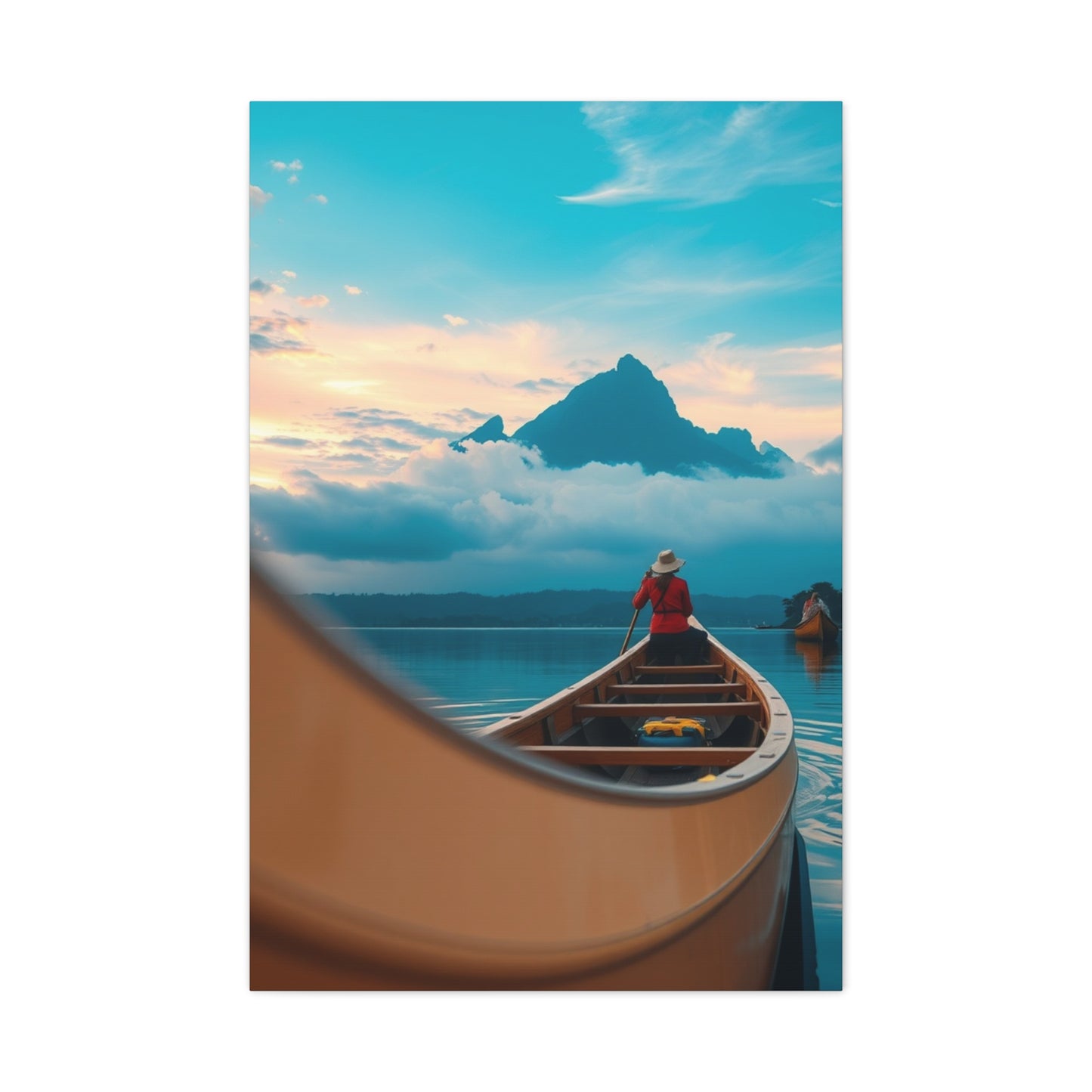 Masterpiece Canoe Art Vision Wall Art & Canvas Print