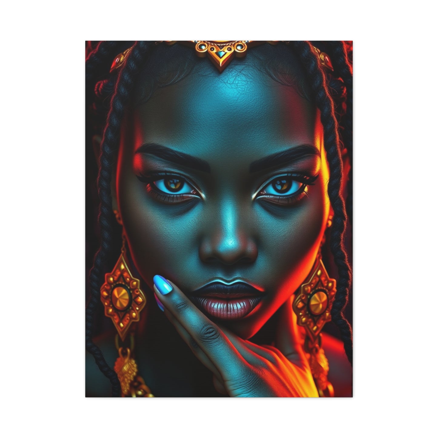BlackGirlMagic Art Luxury Canvas Wall Art & Canvas Print