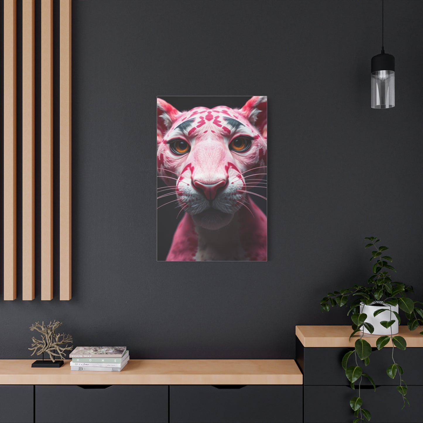 Rosy Panther Enchantment Wall Art & Canvas Print