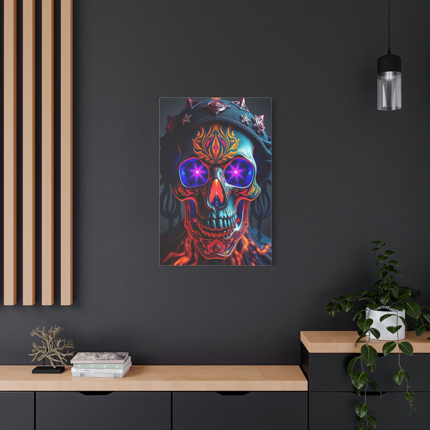Radiant Skull Tableau Wall Art & Canvas Print