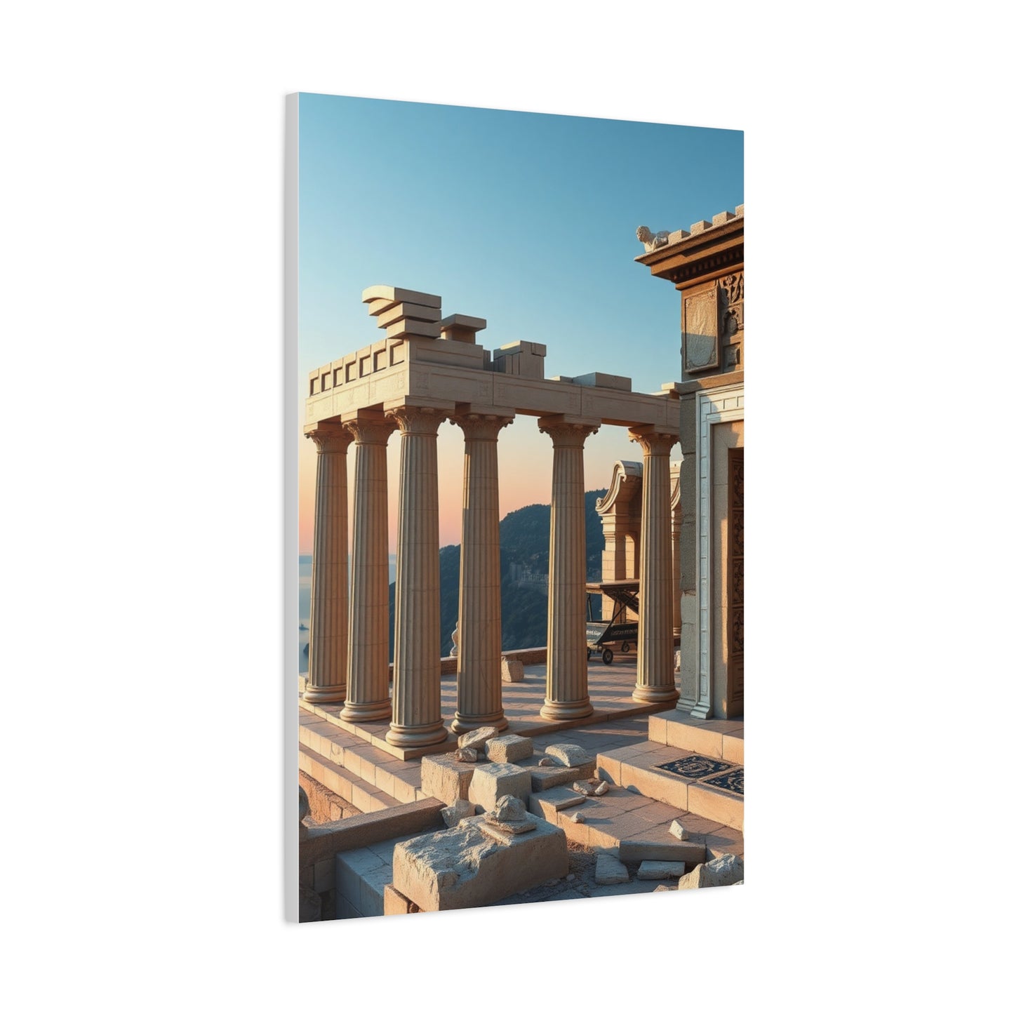 Aegean Serenity Artwork Wall Art & Canvas Print