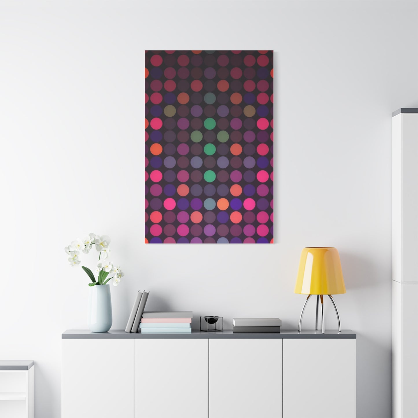 Masterpiece Polka Dot Pattern Art Vision Wall Art & Canvas Print