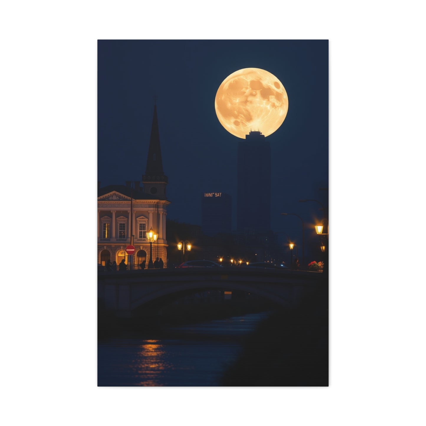 Full Moon Art Supreme Gallery Wall Art & Canvas Print