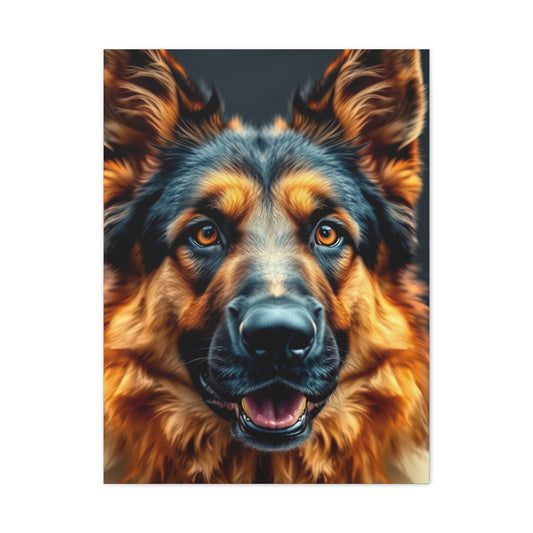 Elite German Shepherd Art Vision Wall Art & Canvas Print