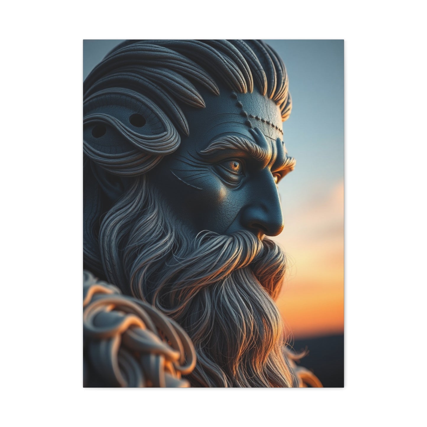 Silvery Elegance Canvas Wall Art & Canvas Print