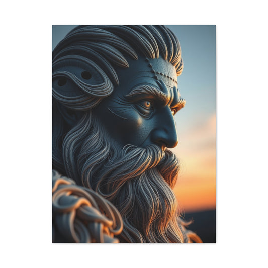 Silvery Elegance Canvas Wall Art & Canvas Print