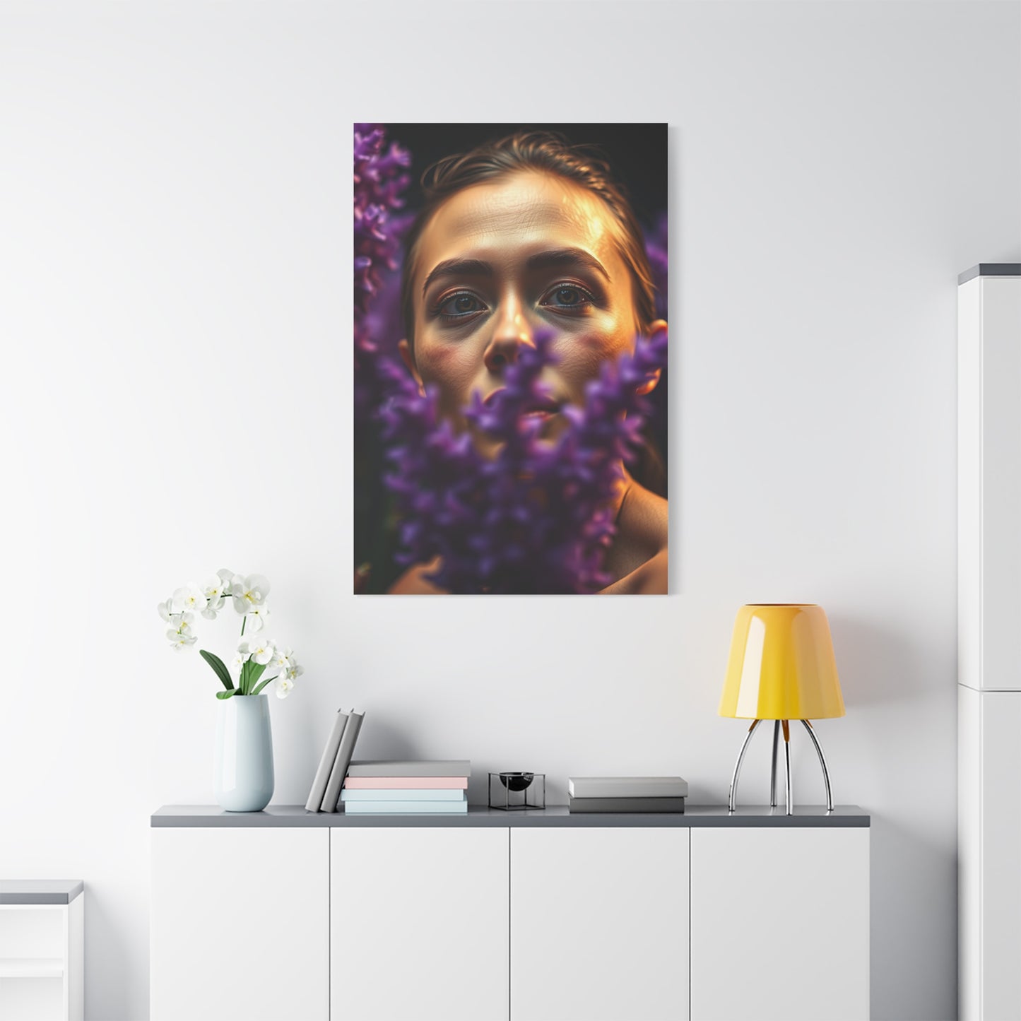 Opulent Orchid Impression Wall Art & Canvas Print