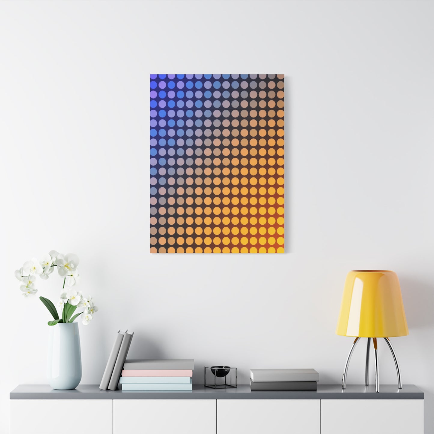 Polka Dot Pattern Art Luxury Canvas Wall Art & Canvas Print