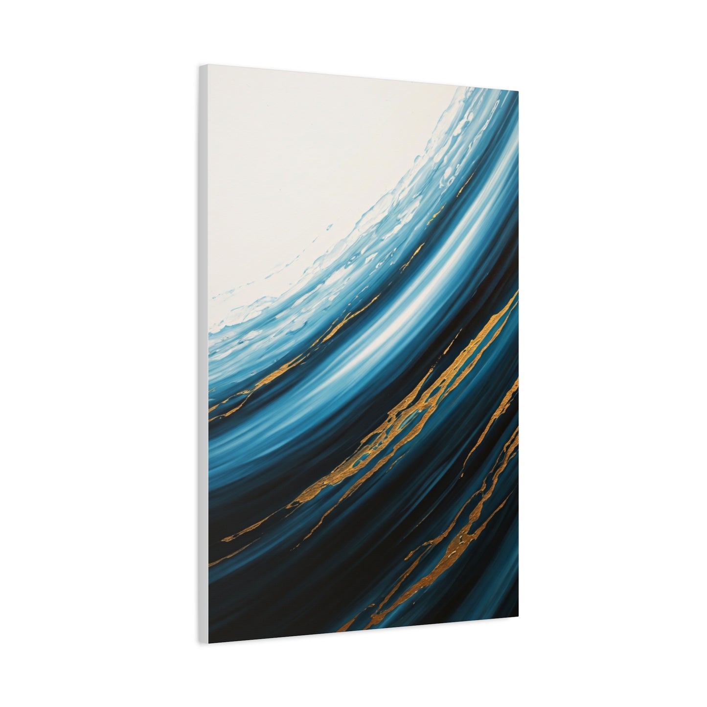 Azure Current Gold Accent Wall Art & Canvas Prints