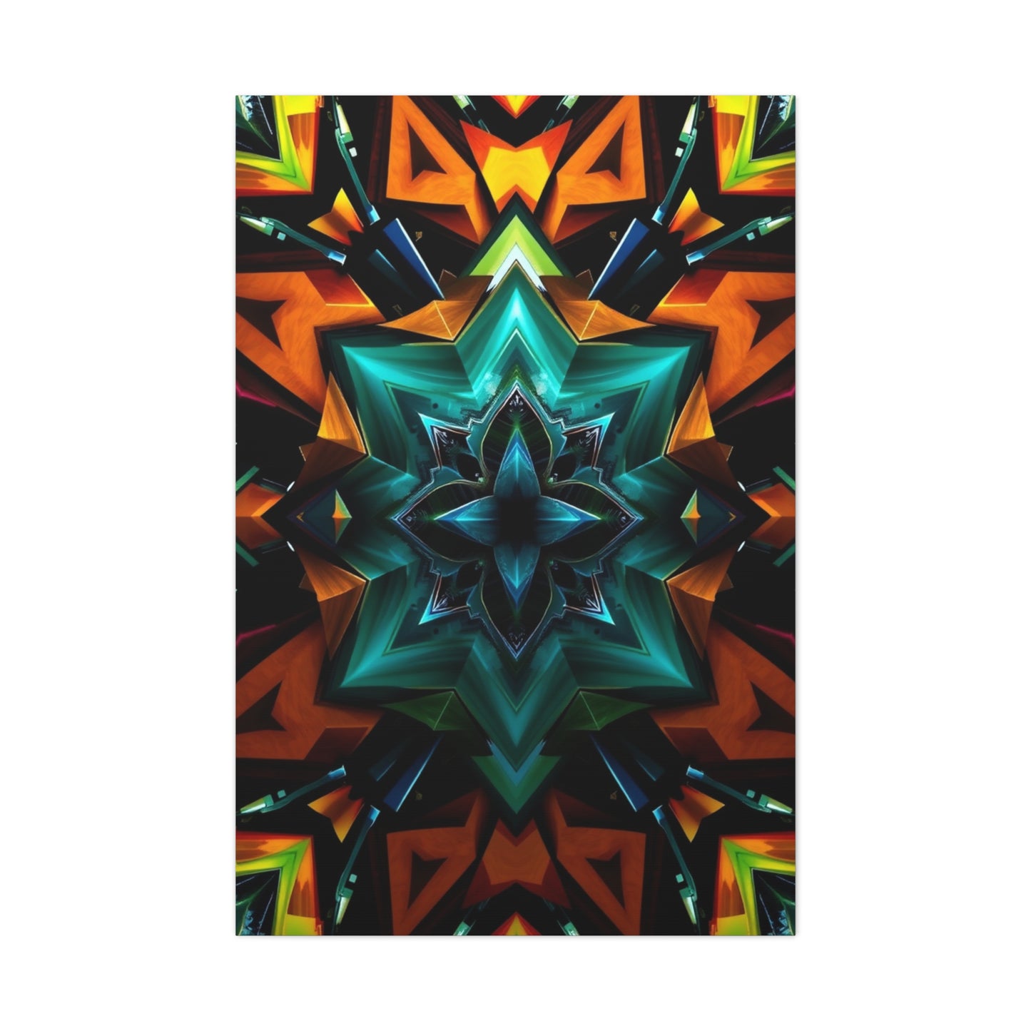 Abstract Geometric Splendor Wall Art & Canvas Print