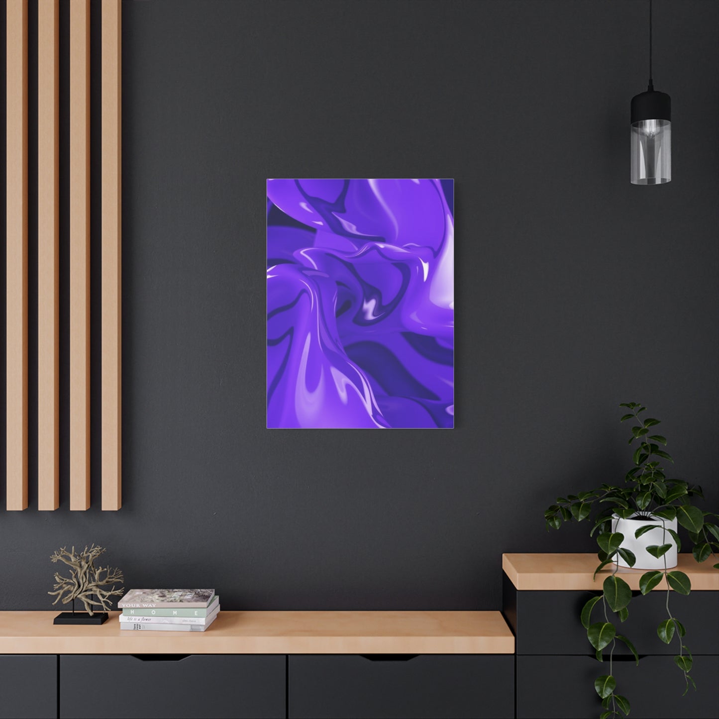 Lavender Abstraction Tableau wall art & canvas print