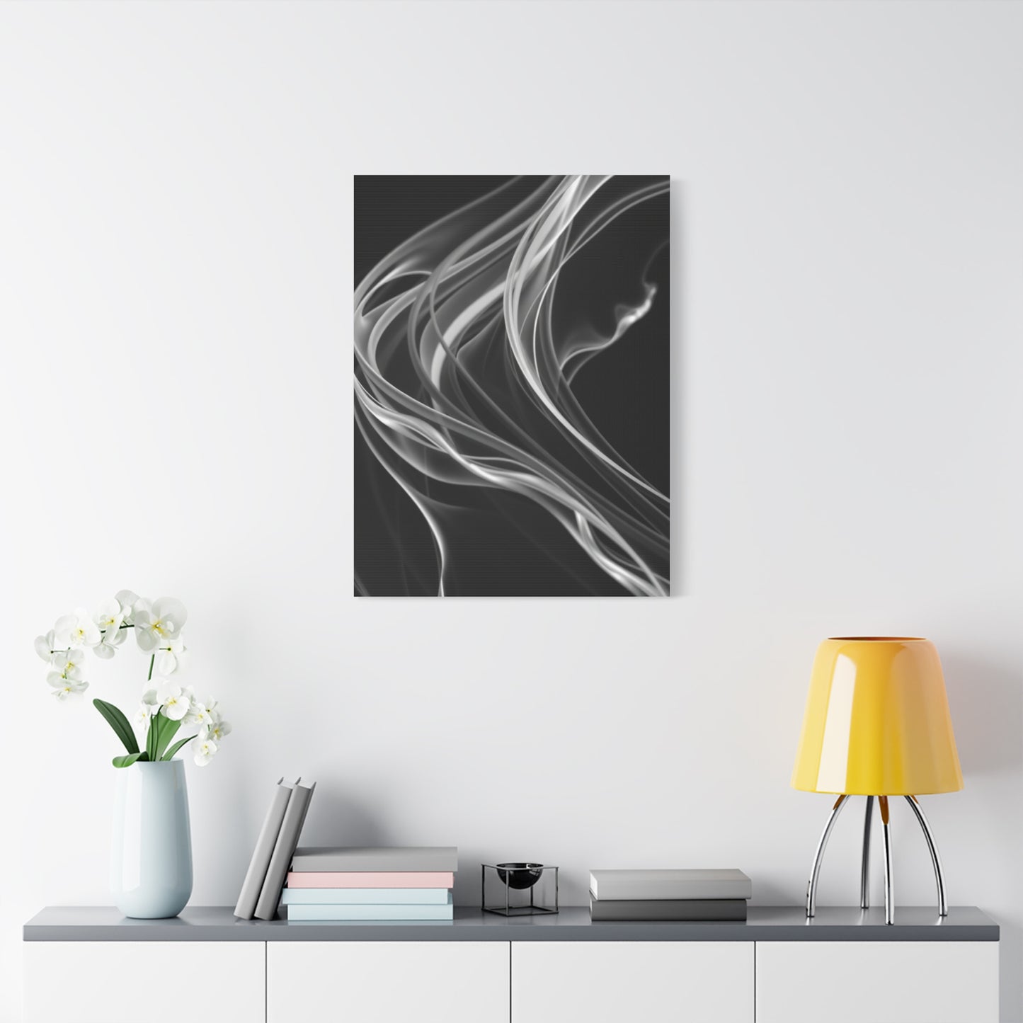 Vision Black and White Abstract Art Art Wall Art & Canvas Print