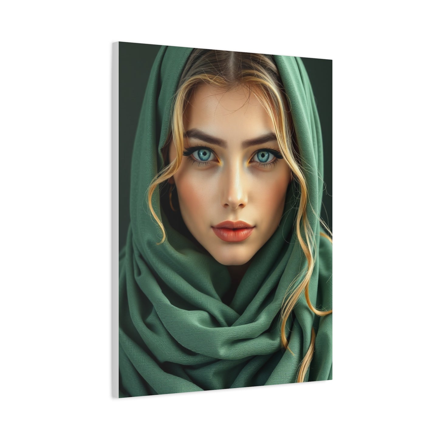 Vision Sage Green Art Art Wall Art & Canvas Print