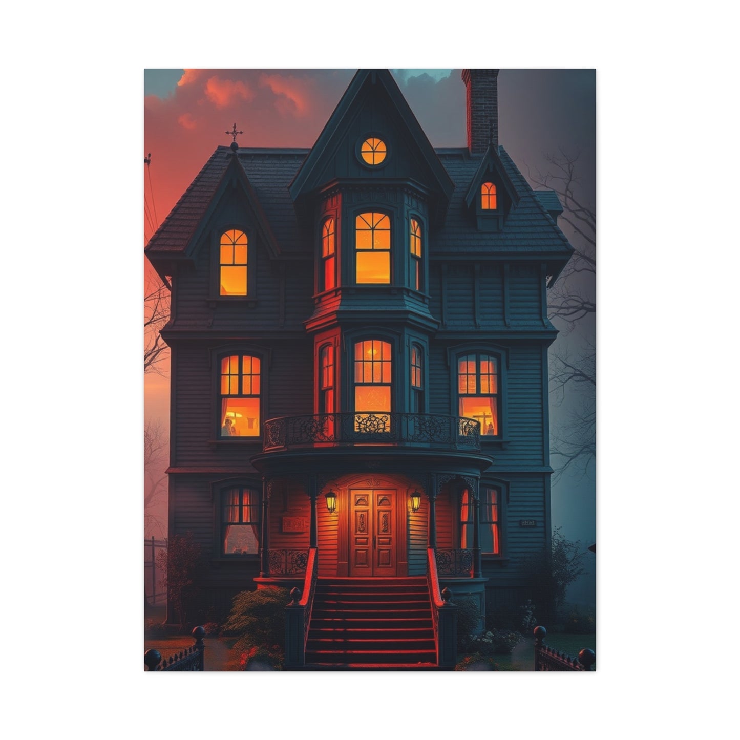 Masterpiece Haunted House Art Vision Wall Art & Canvas Print