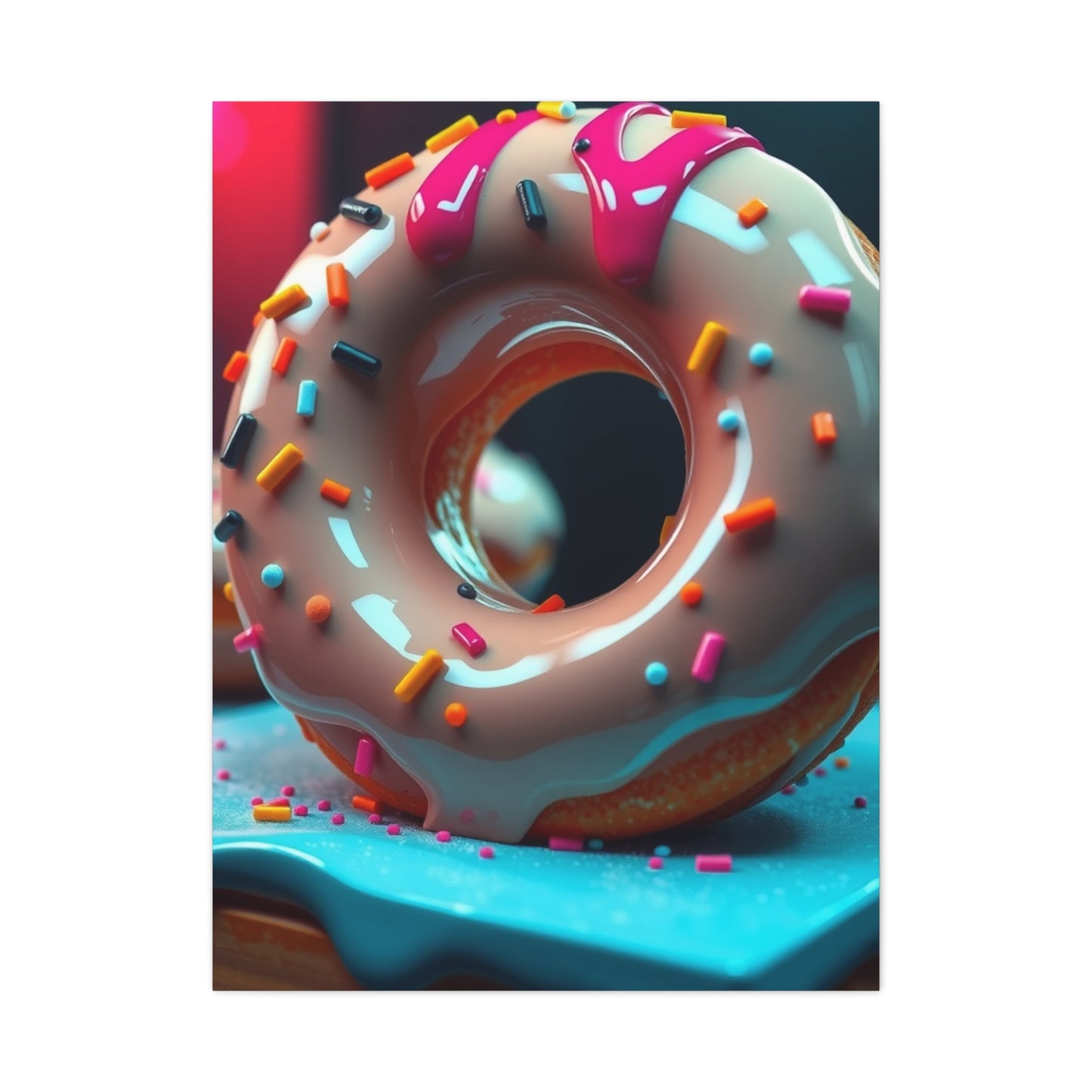 Supreme Donut Art Collection Wall Art & Canvas Print