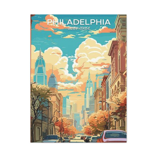 Philadelphia City Streets Wall Art & Canvas Prints