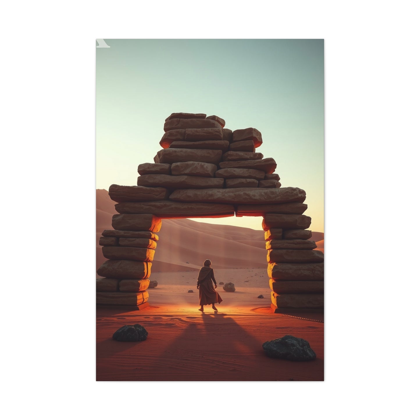Amber Mirage Canvas Wall Art & Canvas Print