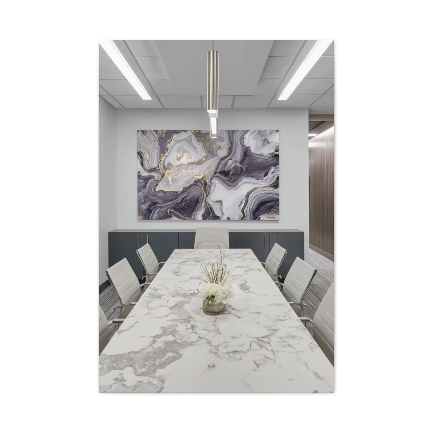 Mineral Stone Inspired Law Office Conference Wall Art & Canvas Print