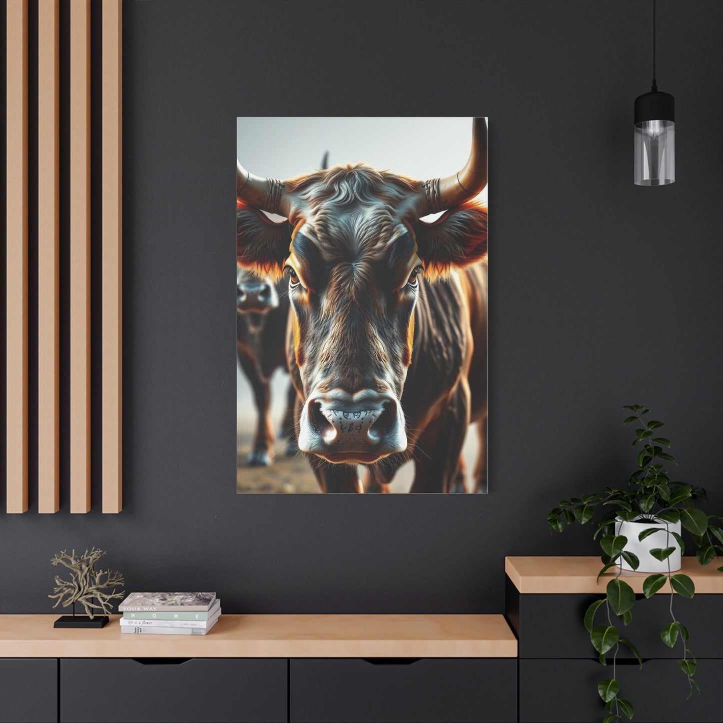 Bovine Majesty Canvas Collection Wall Art & Canvas Print