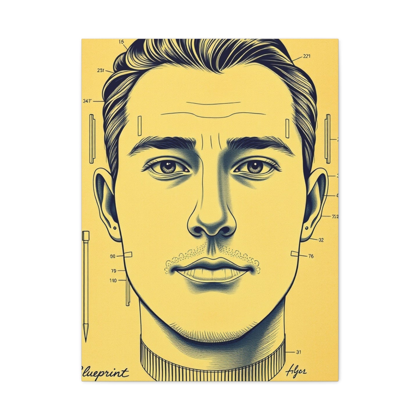 Collection Blueprint & Patent Sketches Art Art Wall Art & Canvas Print