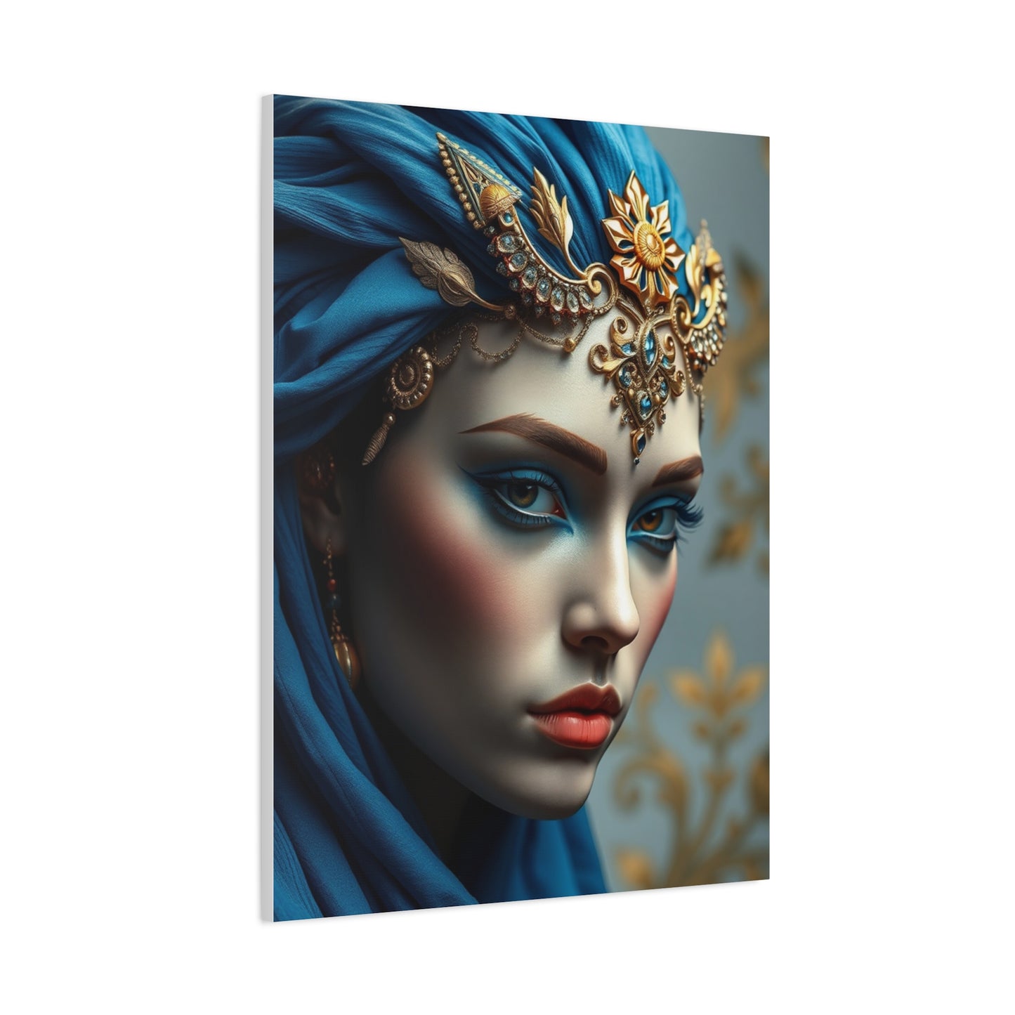 Blue & Gold Art Supreme Gallery Wall Art & Canvas Print