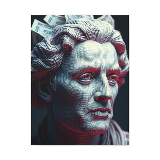 Opulent Currency Canvas wall art & canvas print