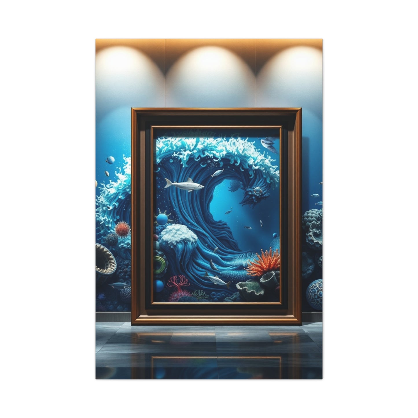 Azure Reverie Canvas Wall Art & Canvas Print