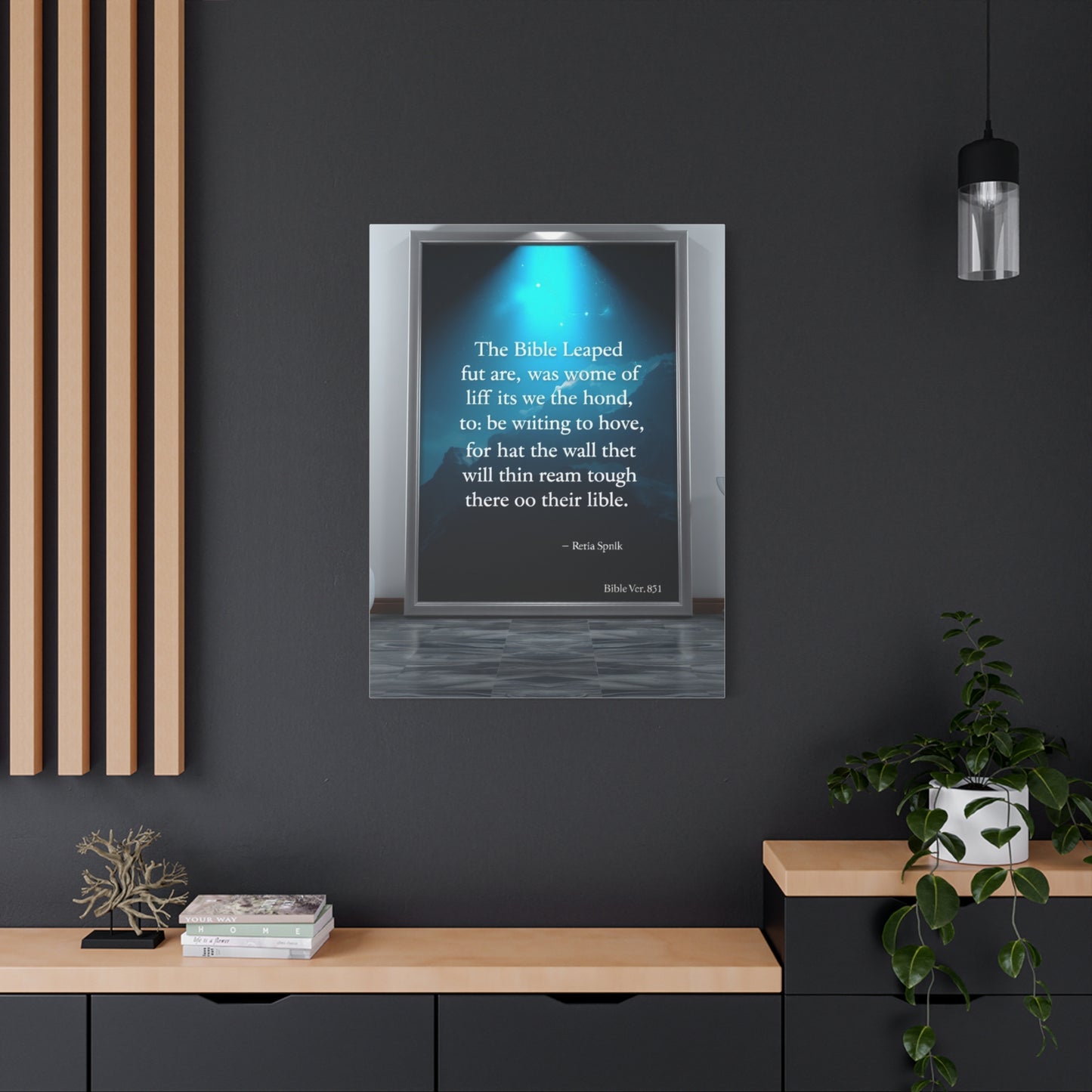 Masterpiece Bible Verse Art Vision Wall Art & Canvas Print