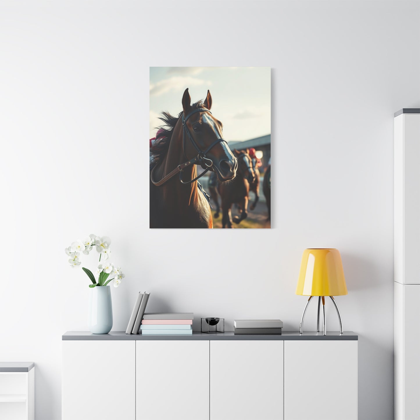 Masterpiece Horse Racing Art Vision Wall Art & Canvas Print