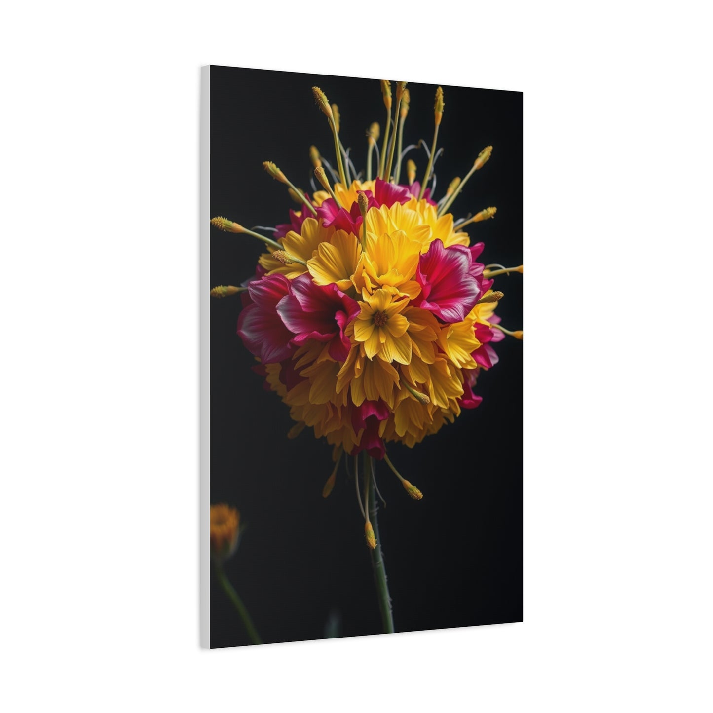 Floral Majesty Portrait Wall Art & Canvas Print