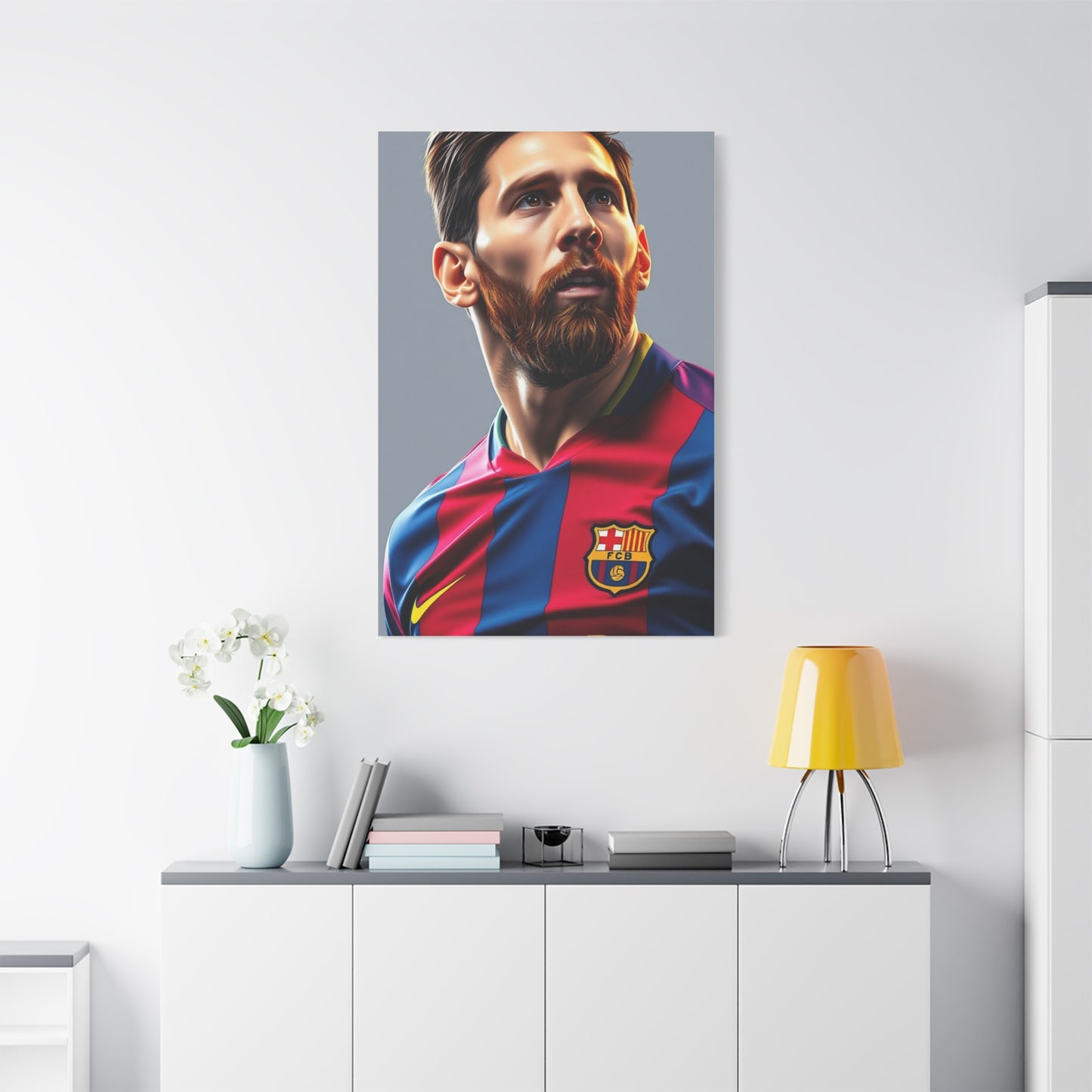 Lionel Messi: Canvas of Elegance Wall Art & Canvas Print