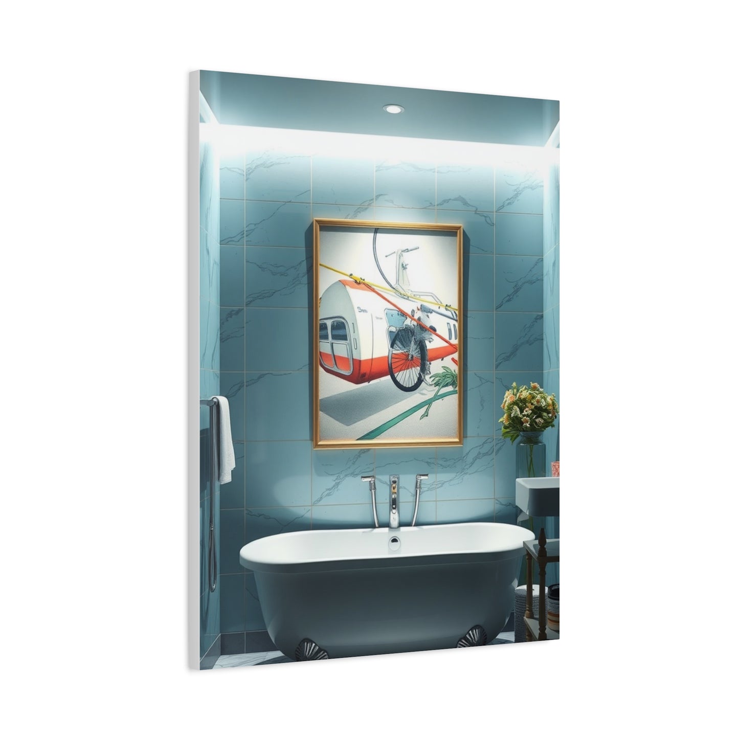 Majestic Bath Canvas Ensemble Wall Art & Canvas Print