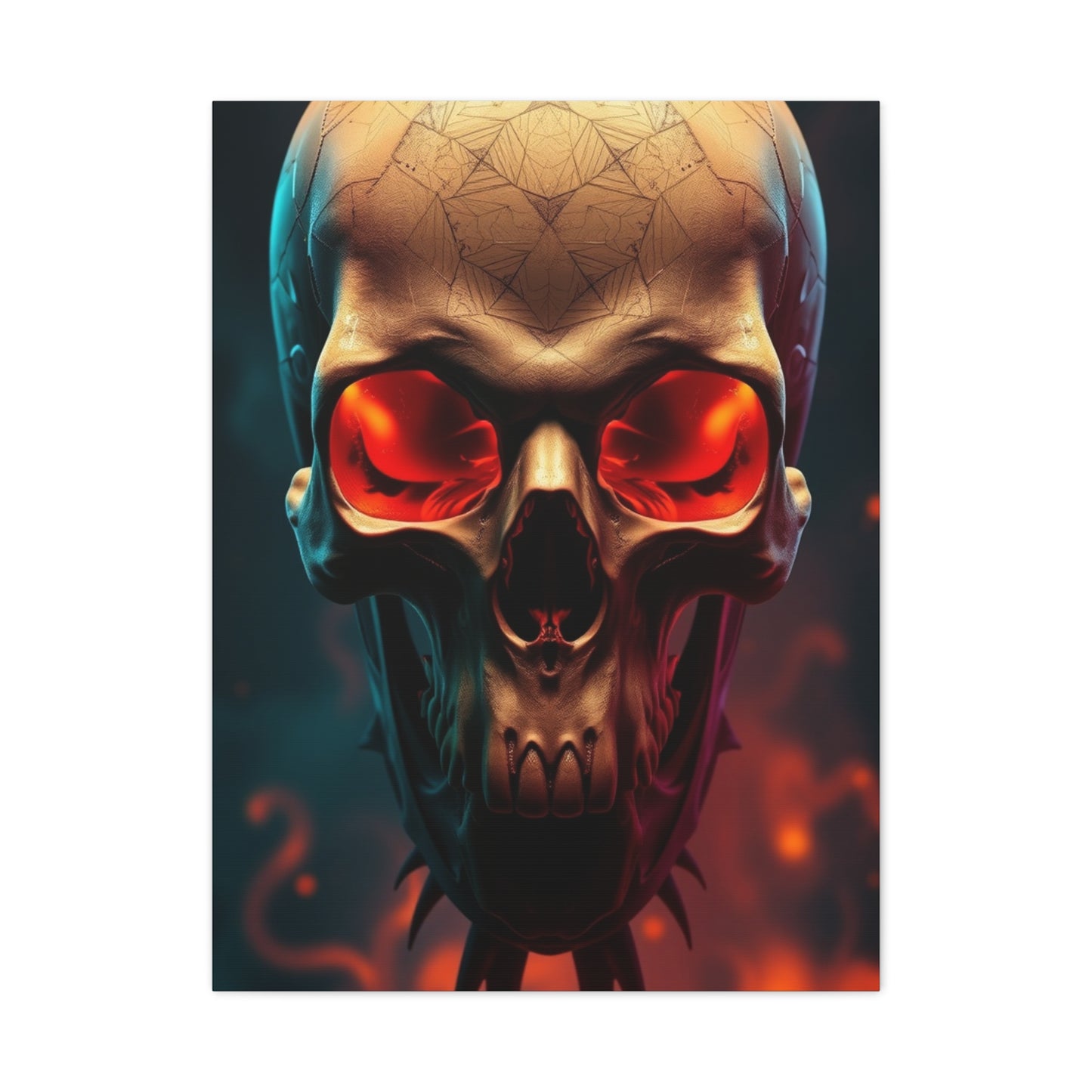 Opulent Skull Aesthetics Wall Art & Canvas Print