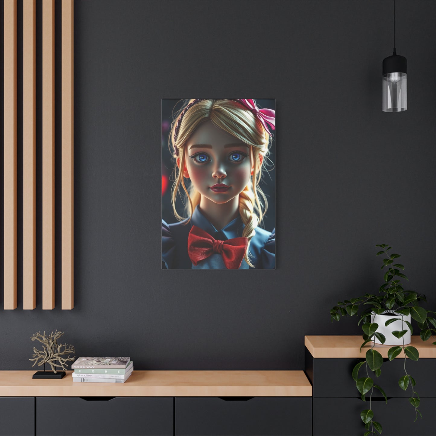 Alice In Wonderland Characters Art Supreme Canvas Wall Art & Canvas Print