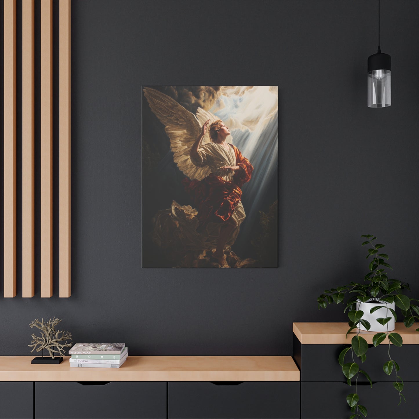 Michelangelo-inspired Angel Wall Art & Canvas Print