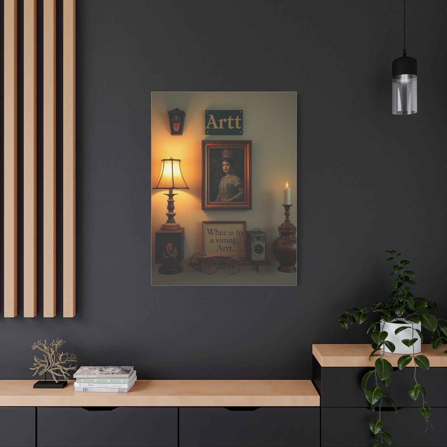 Nostalgic Harmony Canvas Wall Art & Canvas Print