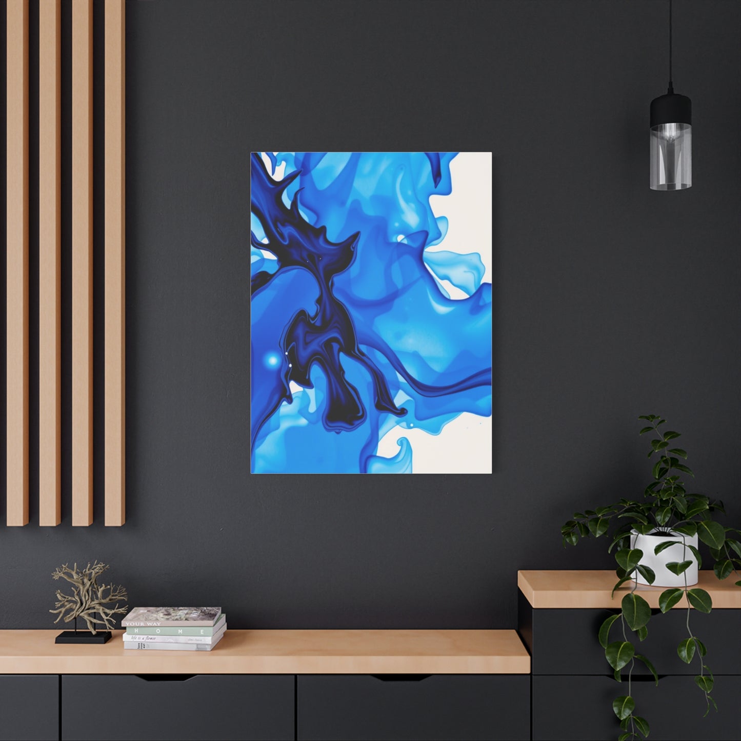 Supreme Blue Abstract Art Collection Wall Art & Canvas Print