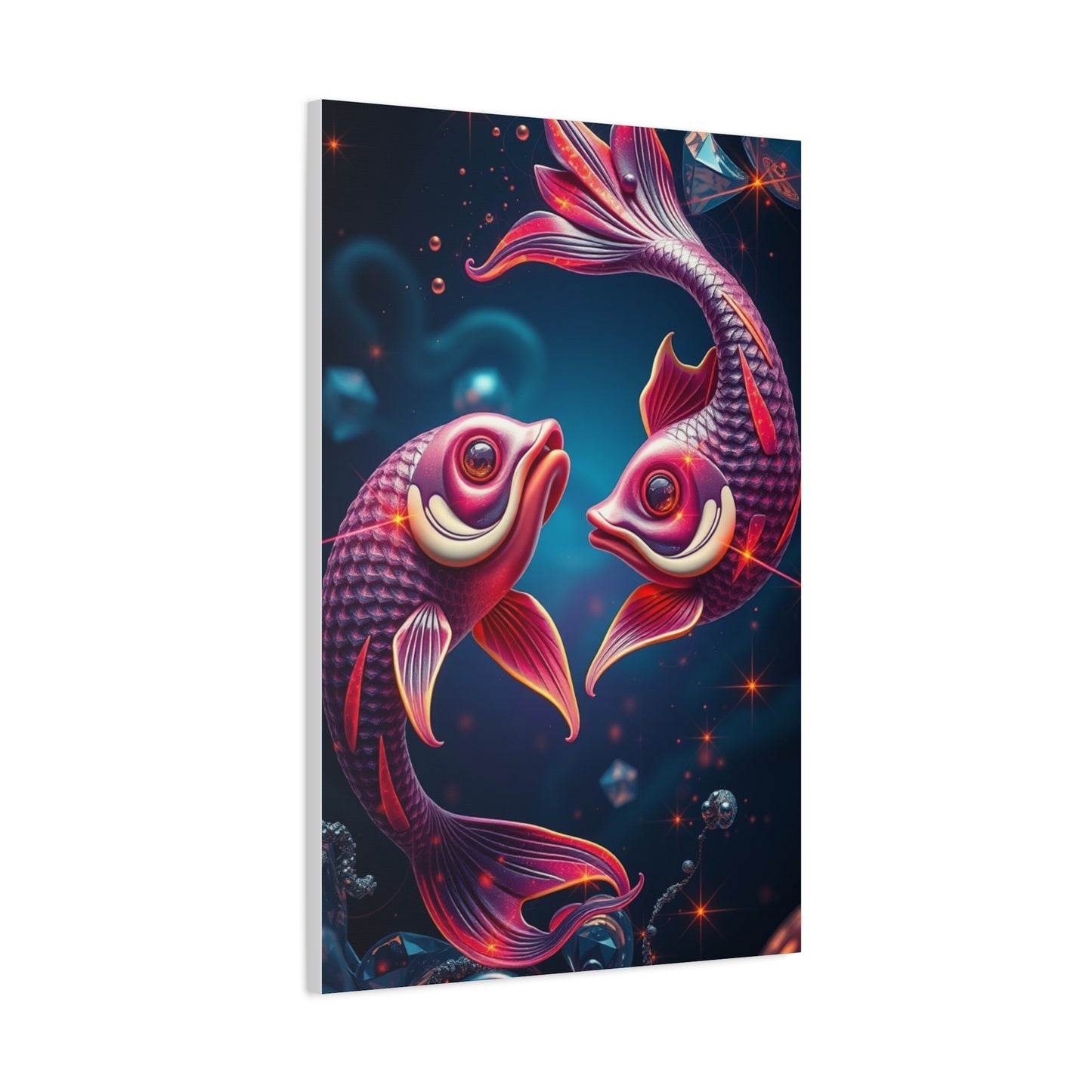 Aquatic Zodiac Opulence wall art & canvas print