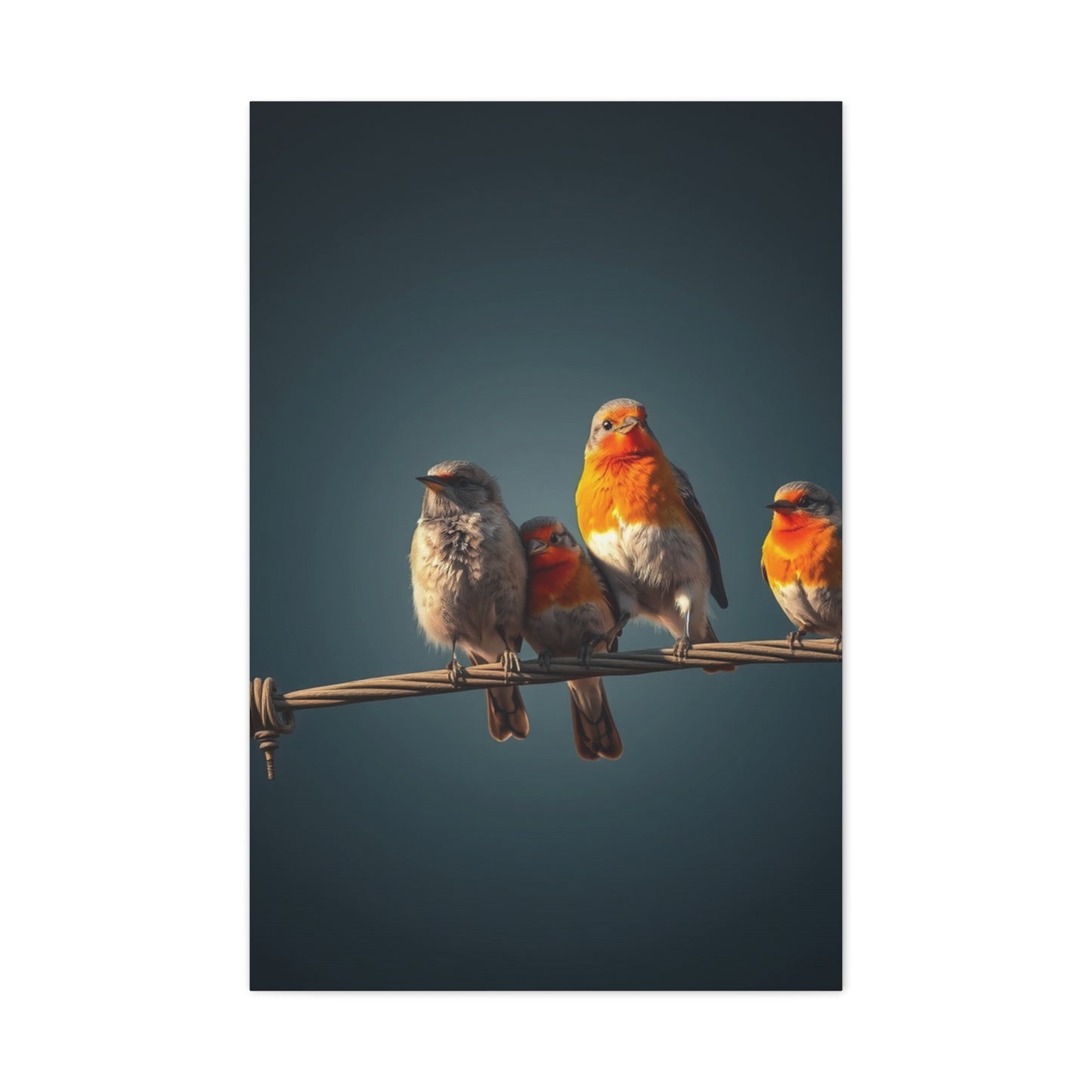 Birds On a Wire Art Refined Canvas Wall Art & Canvas Print