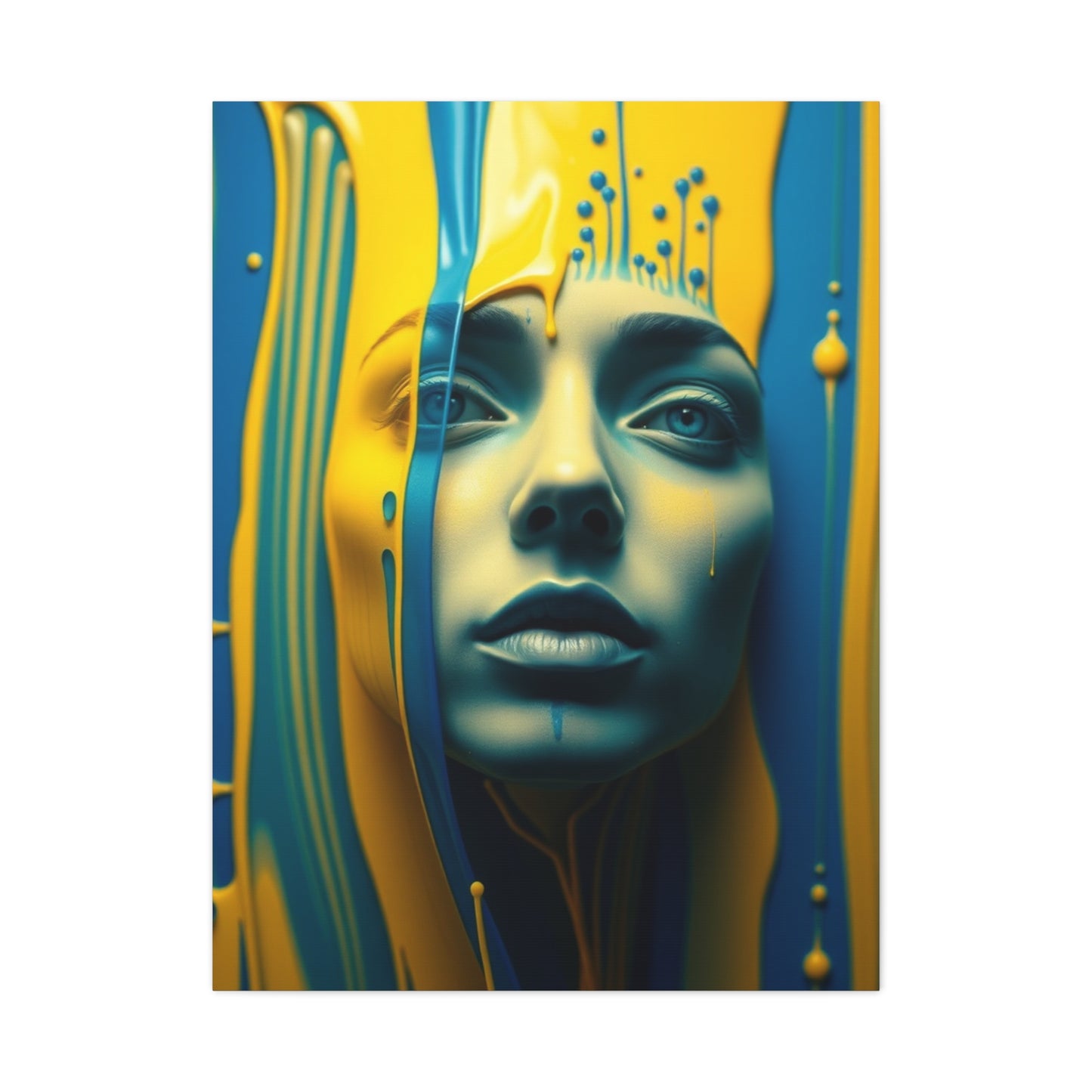 Collection Blue & Yellow Art Art Wall Art & Canvas Print