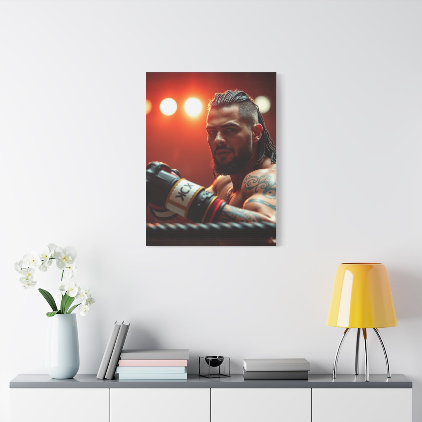 Vision Wrestling Art Art Wall Art & Canvas Print