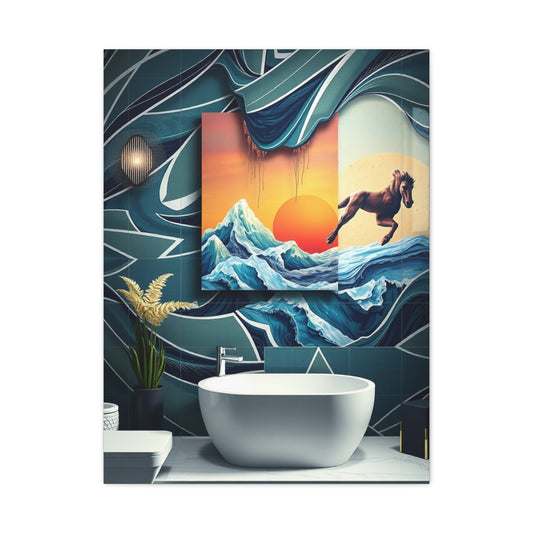 Exquisite Aqua Wall Creations Wall Art & Canvas Print