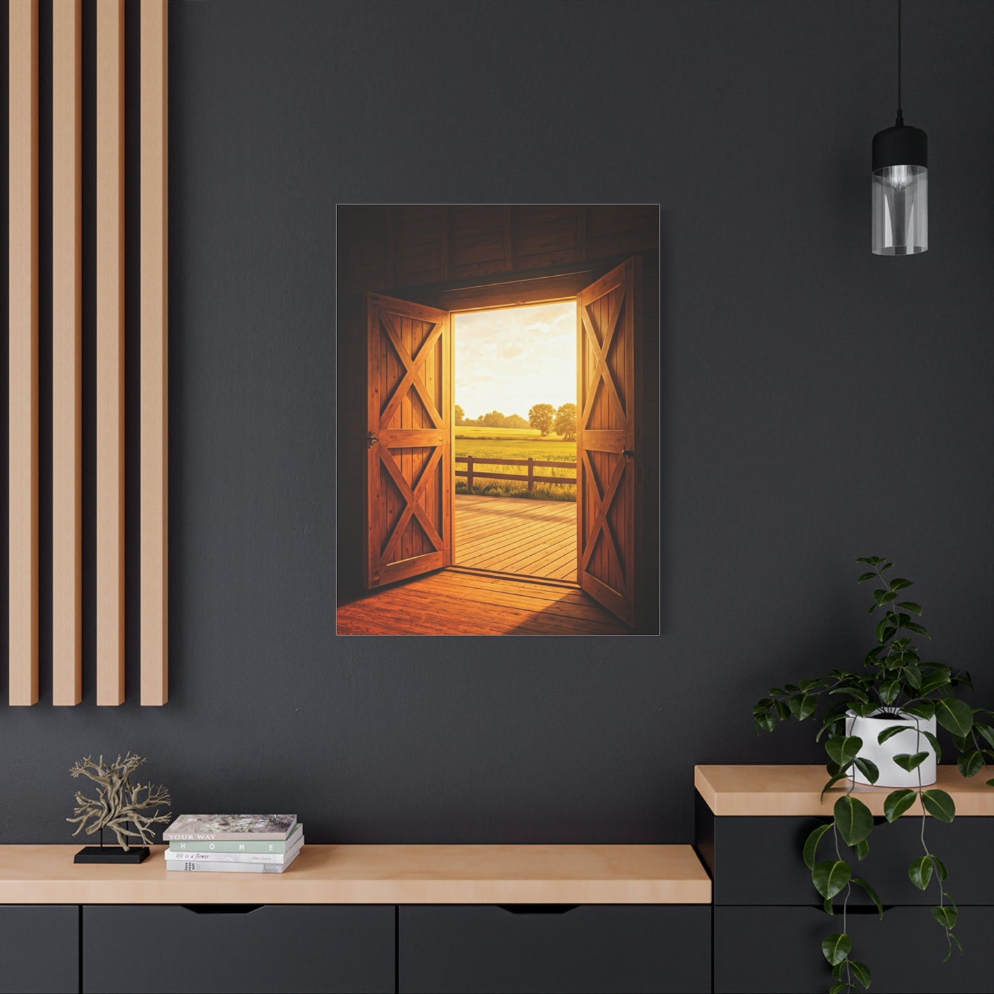 Open Barn Doors to Summer Fields Wall Art & Canvas Prints
