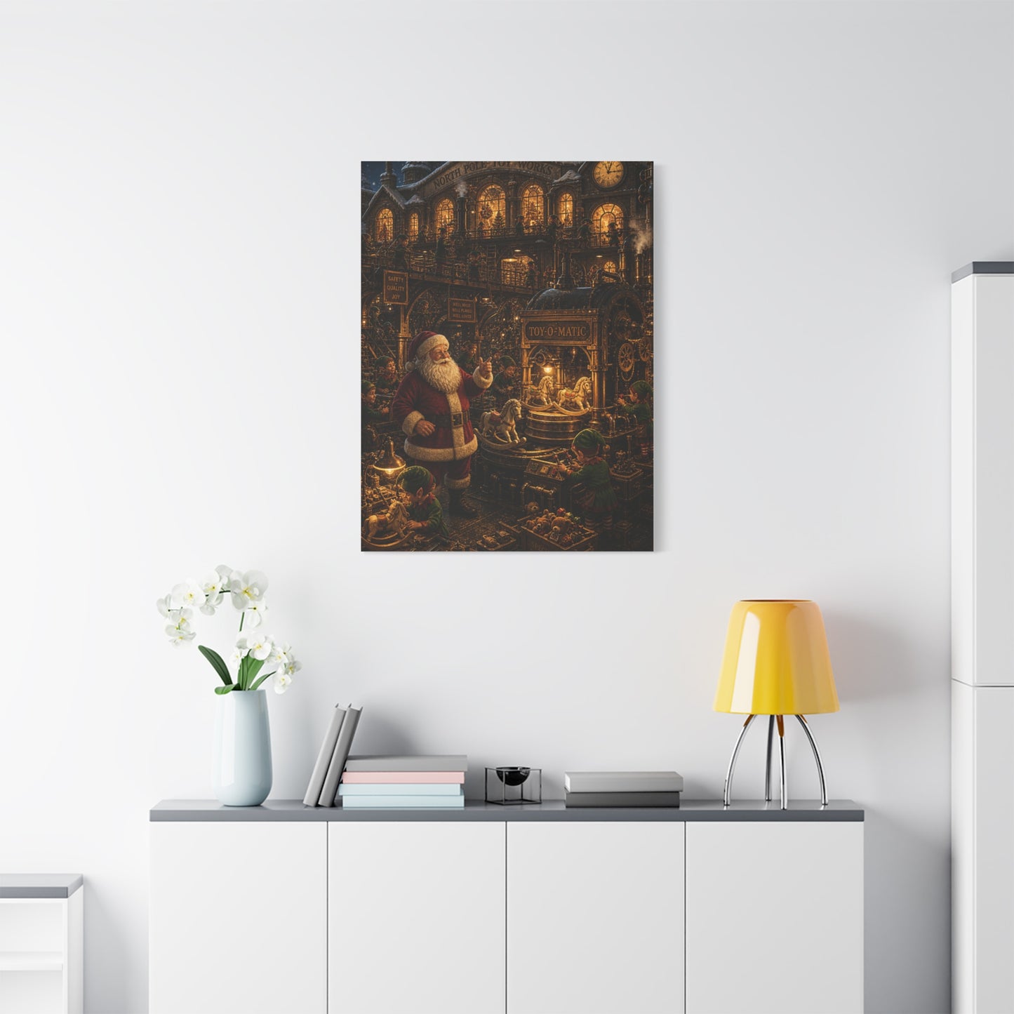 The Midnight Shift Toy Factory Wall Art & Canvas Print