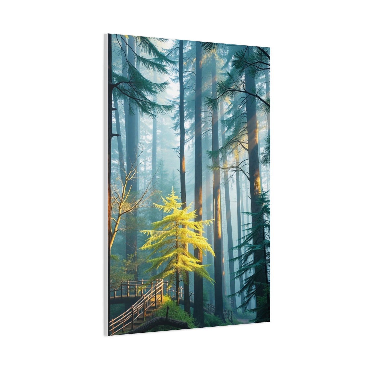 Leafy Tranquility Masterpiece Wall Art & Canvas Print