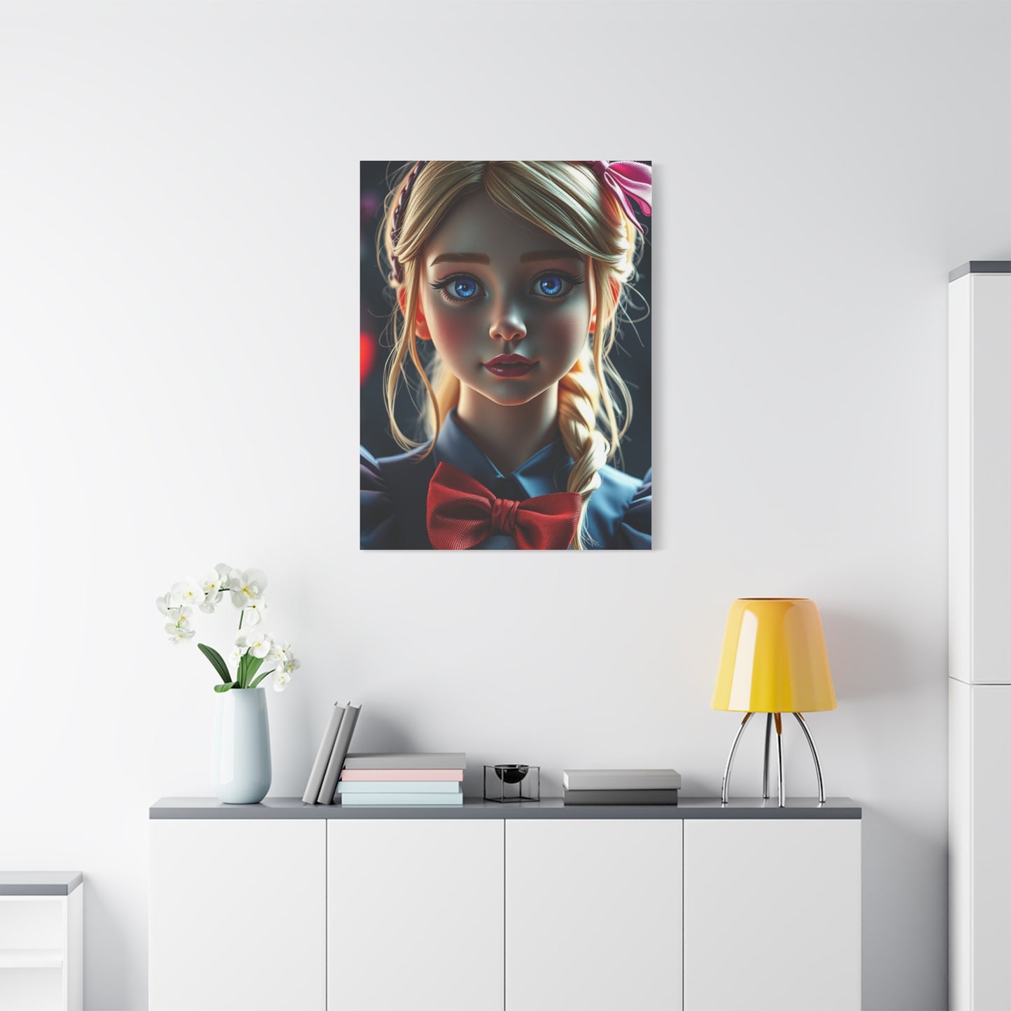 Alice In Wonderland Characters Art Supreme Canvas Wall Art & Canvas Print